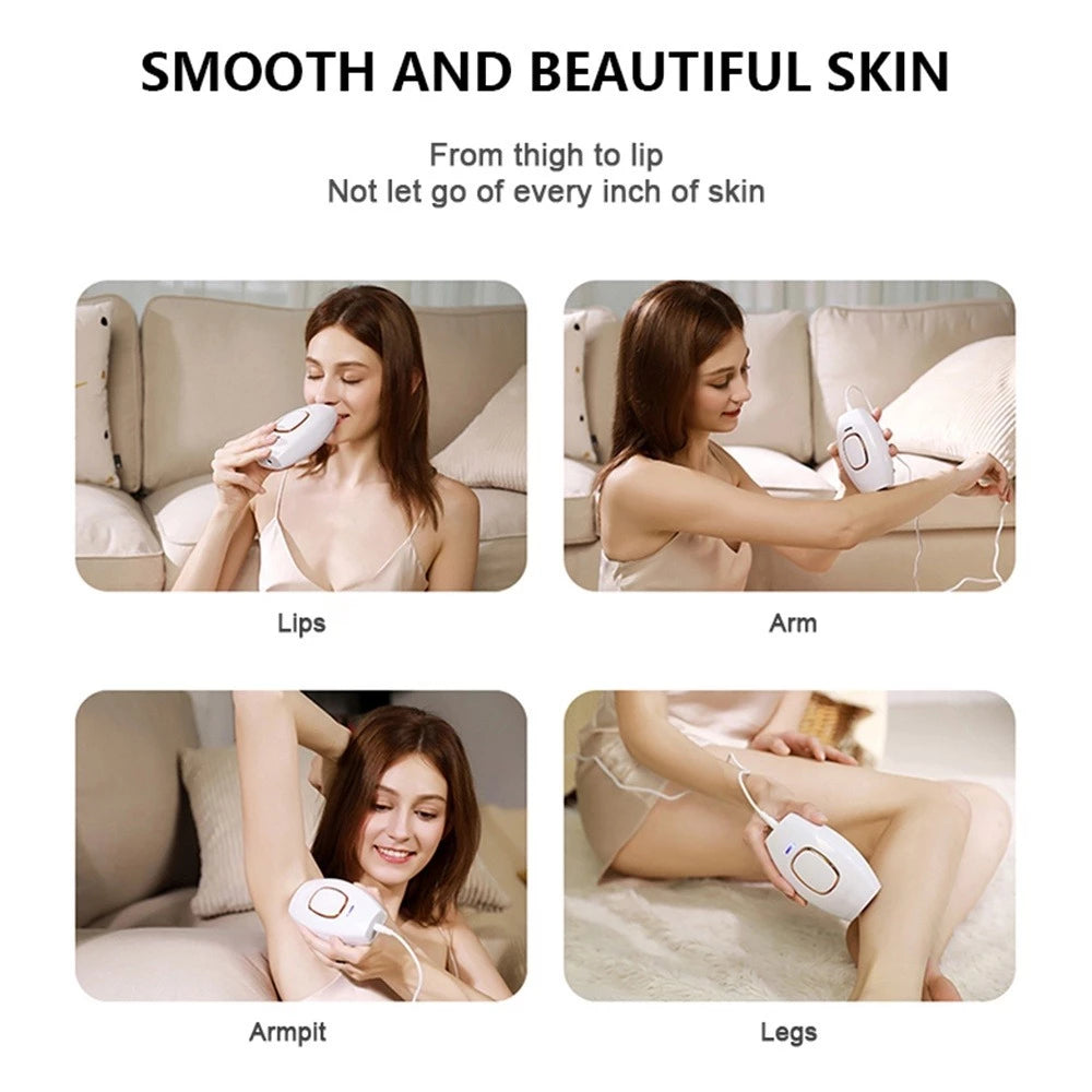 Depilador Láser IPL Profesional – Piel Suave y Sin Dolor Desde Casa